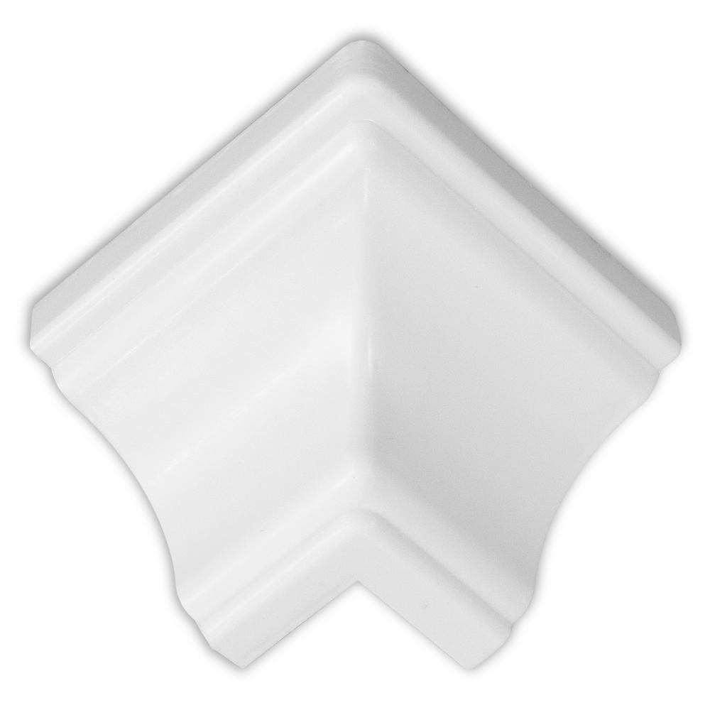 Canto Externo Moldura em Pvc 50 Un Azn - Branco Gelo - 1