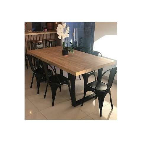 Mesa Estilo/modelo Industrial 2,00 X 0,90 (somente a Mesa)