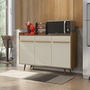 Ver mais imagens de Aparador Buffet Retrô Quartzo 3 Portas e Prateleira Ajustável 