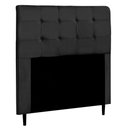 Ver imagem 1 de Cabeceira Cama Box Casal Queen Luna 160cm Suede Preto - Desk Design