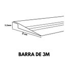 Ver imagem 2 de Perfil de Aluminio - Redutor para Piso Vinilico 3,2mm 3m Champanhe