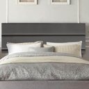 Ver imagem 1 de Painel Estofada Argentina 195cm King Size para Cama Box Quarto Corino Cinza