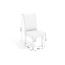 Ver imagem 3 de Cadeira Sala de Jantar 2cad131 Kit 2 Un Canela/suede Bege - Kappesberg