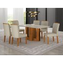 Ver imagem 1 de Conjunto Jantar 6 Cadeiras 1,60x090 Izabelle - Arbo Design