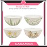 Conjunto 8 Bowl Tigela Cerâmica 550ml Lovely Garden - 2