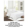 Kit Colcha Solteiro Camesa Ilusion Studio 160x230cm 2 Peças Branco - 3