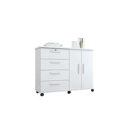 Comoda Sapateira Duda Branco - Moveis Borsari - 1