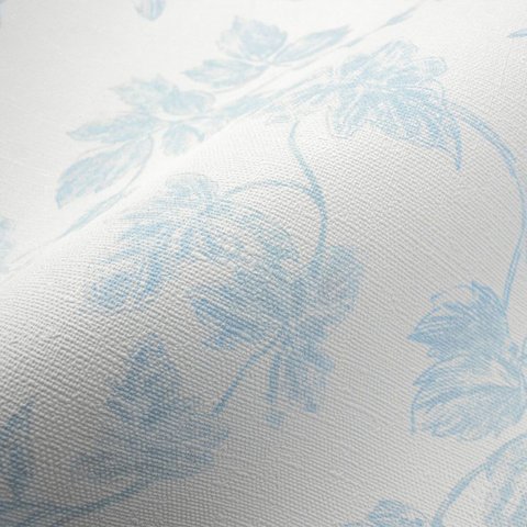 Papel de Parede Folhas e Pássaros Azul Vinilico Lavável+ Cola Inclusa