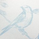 Ver imagem 2 de Papel de Parede Folhas e Pássaros Azul Vinilico Lavável+ Cola Inclusa