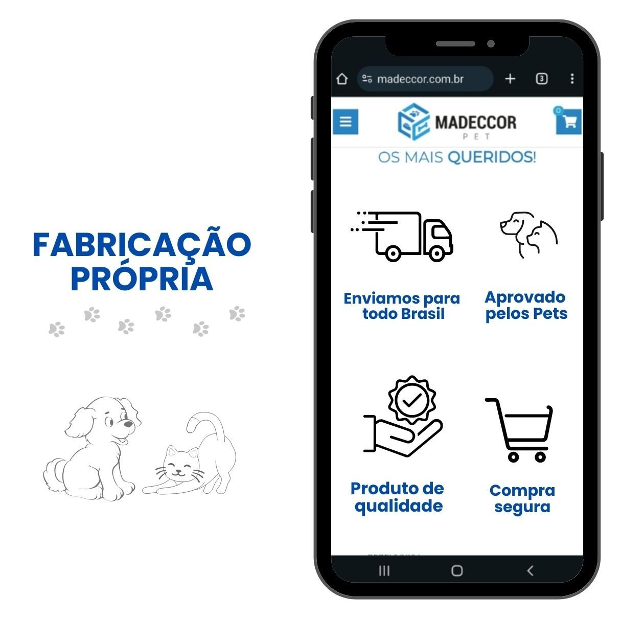 Comedouro Cachorro Elevado Pet Duplo Mdf Linha Básica - Amadeirado - 7