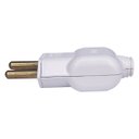 Ver imagem 2 de Kit 10 Plug Pino Macho Bipolar 2p + T 10a 250v Ilumi Cor:branco