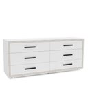 Ver imagem 4 de Cômoda Valência 6 Gavetas Branco Politorno Móveis