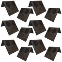Ver imagem 1 de Kit 12 Esteiras Bandeja com Suporte para Copos para Sofá Mdf Tabaco - Gran Belo