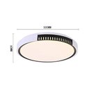 Ver imagem 4 de Plafon Nordecor Nita Redondo 2418 Led Bivolt Branco