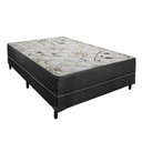 Ver imagem 2 de Cama Box Casal Santo Box Espuma Ortopédica 138x188x40cm
