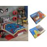 Jogo de Cama Infantil Lepper Homem Aranha Solteiro 3 Peças Microfibra Azul - 6