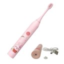 Ver imagem 5 de Escova de Dente Eletrica Kit 2 Uni Infantil Recarregavel 6 Modos Limpeza Oral Higiene Bucal Profunda