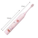 Ver imagem 2 de Escova de Dente Eletrica Kit 2 Uni Infantil Recarregavel 6 Modos Limpeza Oral Higiene Bucal Profunda