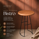 Ver imagem 5 de Jogo Mesa Bistrô 4 Banquetas Alta Bar Cozinha Balcão - Édecasamóveis