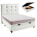 Ver imagem 1 de Kit Cabeceira + Cama Box Bau + Colchão Casal D23 D23 Inducol