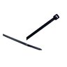 Kit 100 Unidades Abraçadeira Nylon Preta 3,5x280mm Fixação de Tubos Organização de Cabos Fertak - 6