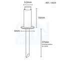 Ver imagem 4 de Rebite De Repuxo Em Alumínio Caixa Stein - 3.2X16 S-316 - Caixa C/1000
