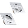 Kit 2 Ralos Inteligente Anti Odor Insetos Aço Inox Banheiro Casa 10x10 - 1
