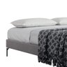 Cama Super King Sampa Cinza com Pés Everest Preto Fosco - 5
