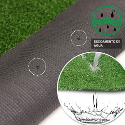 Grama Sintética Artificial 30mm com Proteção Uv e Anti-fungo 2,00 X 1,00m (2m²) - 2