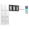 Cozinha Compacta Aço Topázio 3pçs Branco Preto - 5