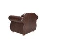 Ver imagem 3 de Poltrona Chesterfield Luís Xv Clássica Capitonê Retrô - Marrom