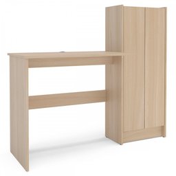 Mesa Escrivaninha Manaus 2 Portas 2 Prateleiras Legno Salinas - Politorno - 2