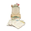 Ver imagem 2 de Placa de Mesa Lindos Salmos - 12 Faces em Mdf