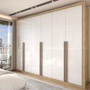 Ver imagem 1 de Guarda-roupa Casal Severo 6 Portas 6 Gavetas - Panorama Móveis