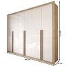 Guarda-roupa Casal Severo 6 Portas 6 Gavetas - Panorama Móveis - 4