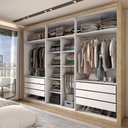 Ver imagem 2 de Guarda-roupa Casal Severo 6 Portas 6 Gavetas - Panorama Móveis