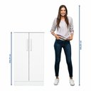 Ver mais imagens de Sapateira 2 Portas Alaska Branco/New