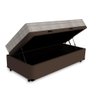 Cama Box Baú Solteiro + Colchão de Molas Ensacadas Ortobom Airtech Springpocket 88cm - 4