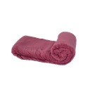 Ver imagem 2 de Cobertor Microfibra Bebê Liso Borgonha - Rose - Bebê