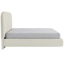 Ver mais imagens de Cama Casal Flutuante com Cabeceira 140cm Aura W01 Linho Cru - Lyam Decor