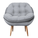 Ver imagem 2 de Poltrona Celine Galego Home Tecido de Alta Qualidade - Grafite