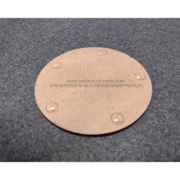 Conjunto 6 Porta Copos com Caixa Mdf Descanso para Copos de Mesa Bolacha Maria - 5