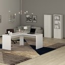 Ver imagem 2 de Conjunto para Escritório Branco 3 Peças Tecnomobili