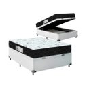 Ver imagem 1 de Cama Box Baú Viuvo + Colchão Smart Espuma D33 (128x188x61) Branco