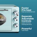 Ver imagem 4 de Elite Gourmet Eto3300m Toaster Oven Vintage 50’s Diner 8-slice Menta