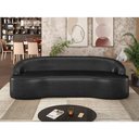 Ver imagem 6 de Sofá 4 Lugares Curvo Living Lótus D02 Couríssimo Preto 230cm B-159