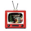 Ver imagem 1 de Enfeite Televisao Natal Papai Noel Natalino Cachorro Arvore Decoraçao Estante Mesa Tv Retro Vintage 