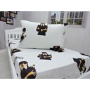 Ver imagem 2 de Jogo de Lençol com Elastico e Fronha Wandinha Kit 2pçs