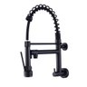 Torneira Gourmet Prizi Cheff Black Parede com Spray - 1