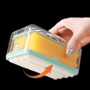Ver imagem 3 de Escova Saboneteira 2x1 Multifunçao Dispenser Lava Esfrega